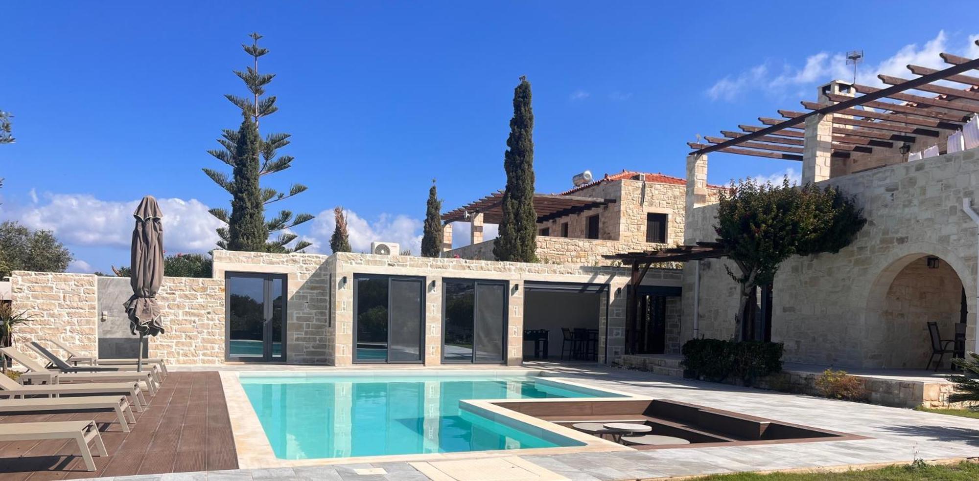 Villa Gloria Seaview - Luxury & Family Kokkino Chorio ภายนอก รูปภาพ