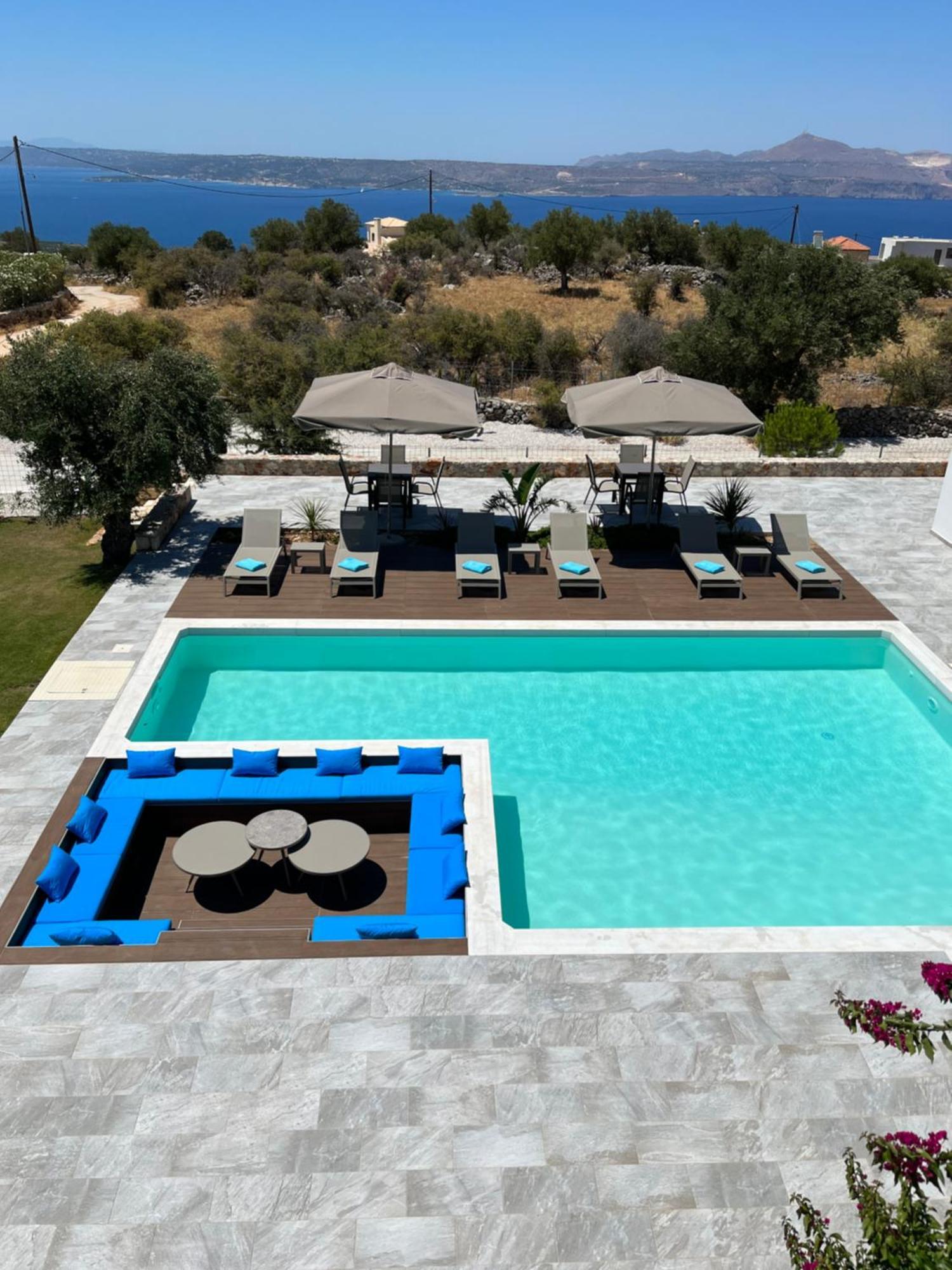 Villa Gloria Seaview - Luxury & Family Kokkino Chorio ภายนอก รูปภาพ