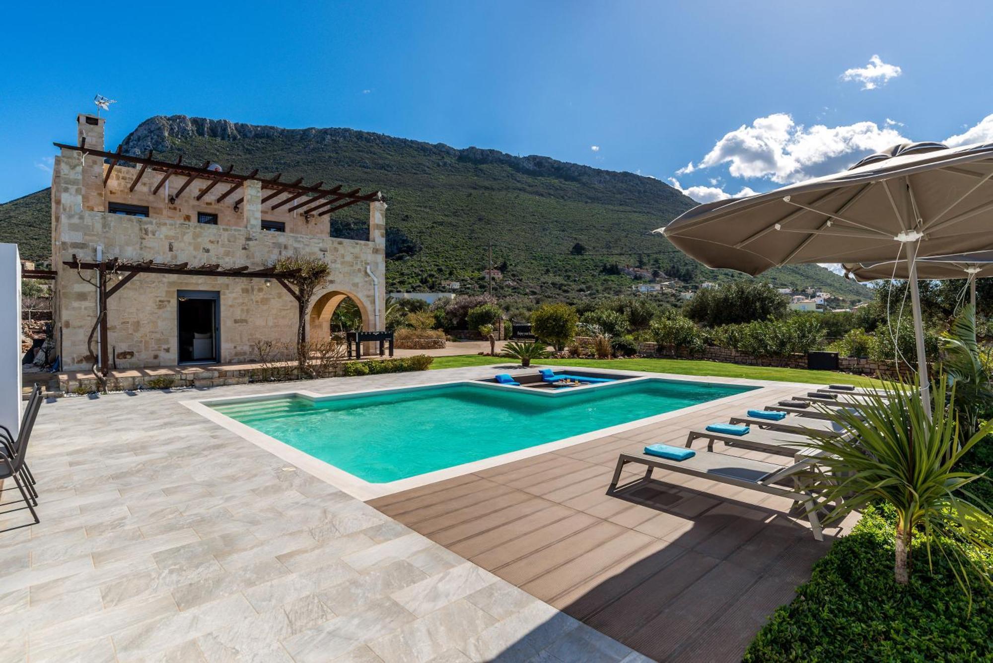Villa Gloria Seaview - Luxury & Family Kokkino Chorio ภายนอก รูปภาพ