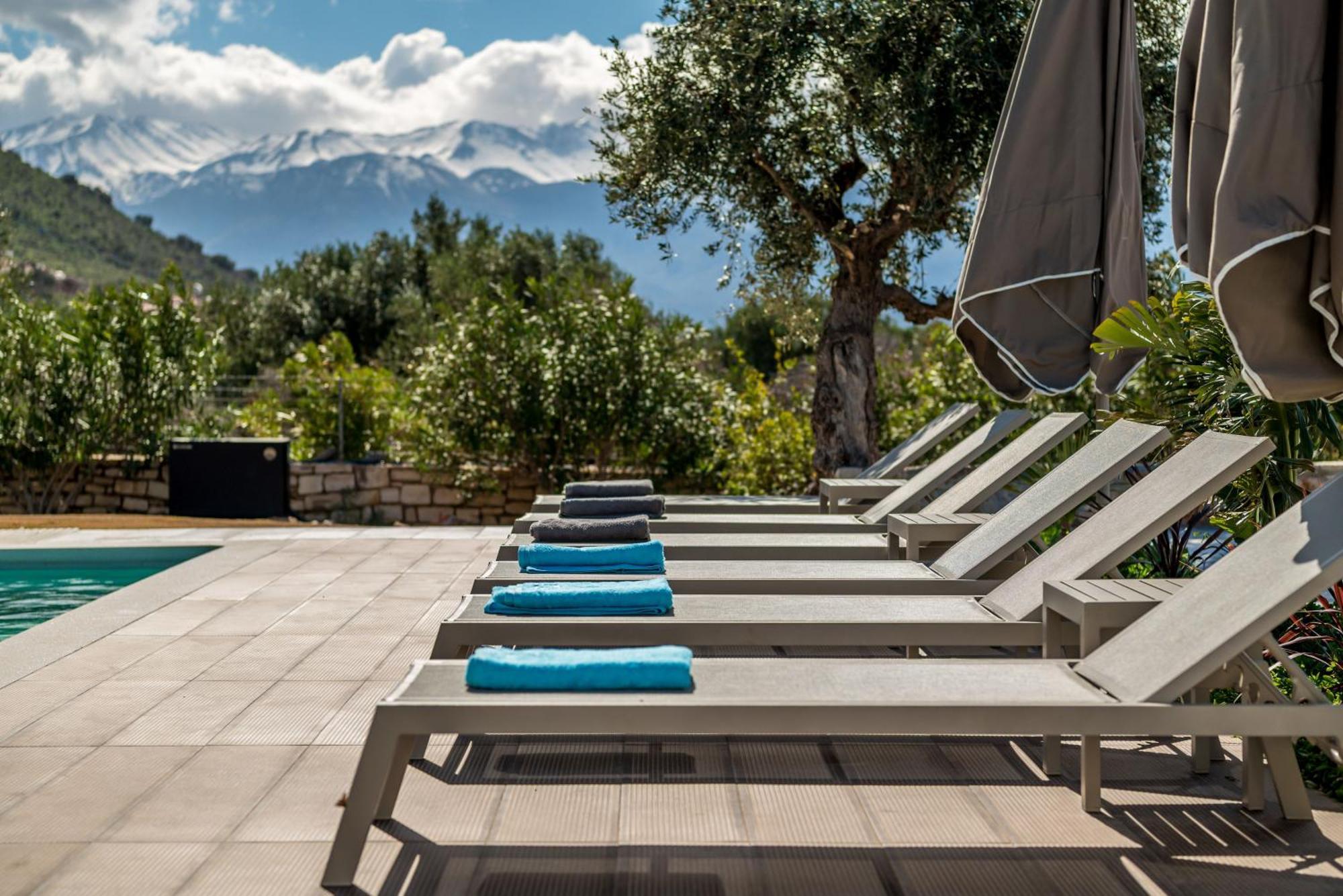 Villa Gloria Seaview - Luxury & Family Kokkino Chorio ภายนอก รูปภาพ