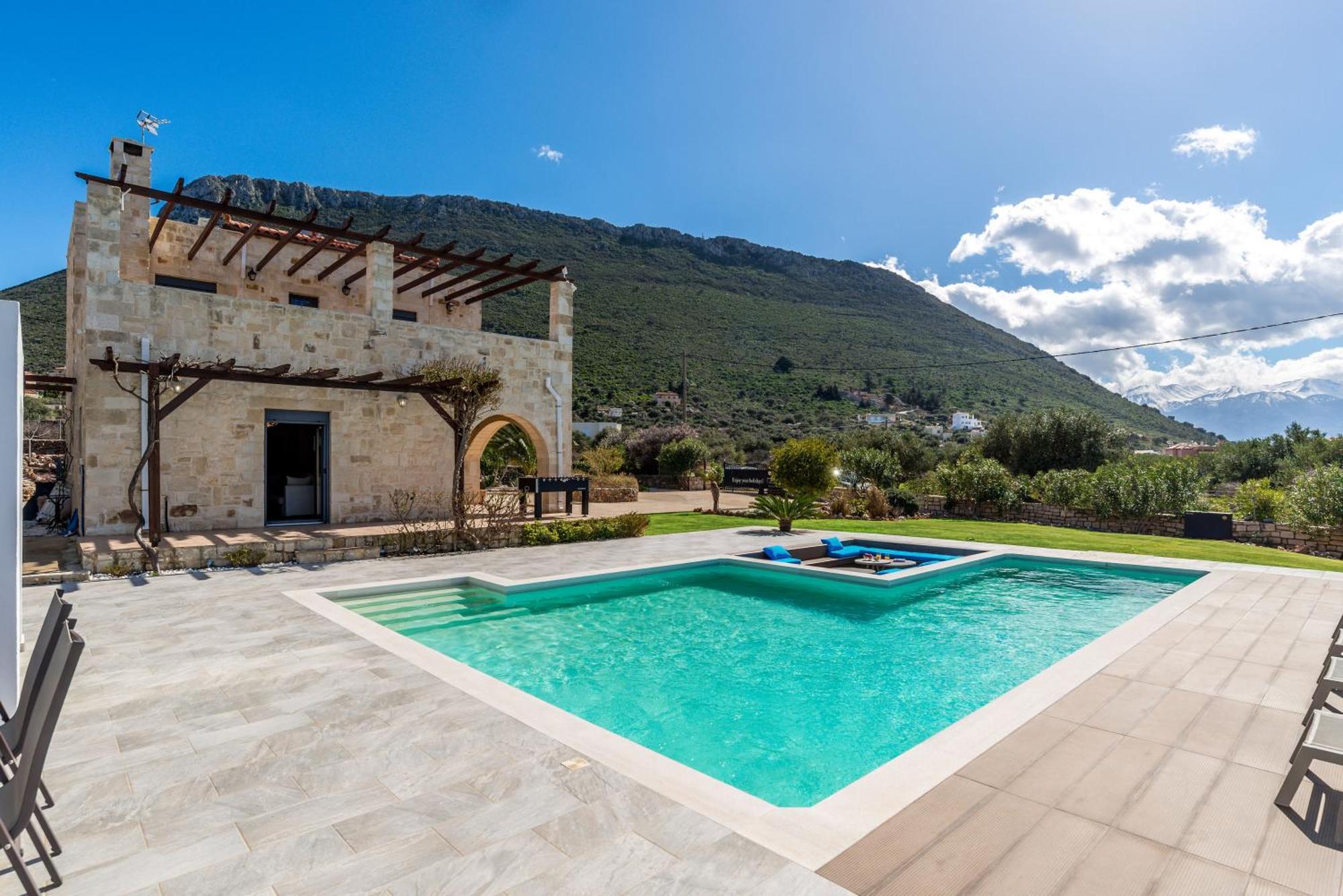 Villa Gloria Seaview - Luxury & Family Kokkino Chorio ภายนอก รูปภาพ