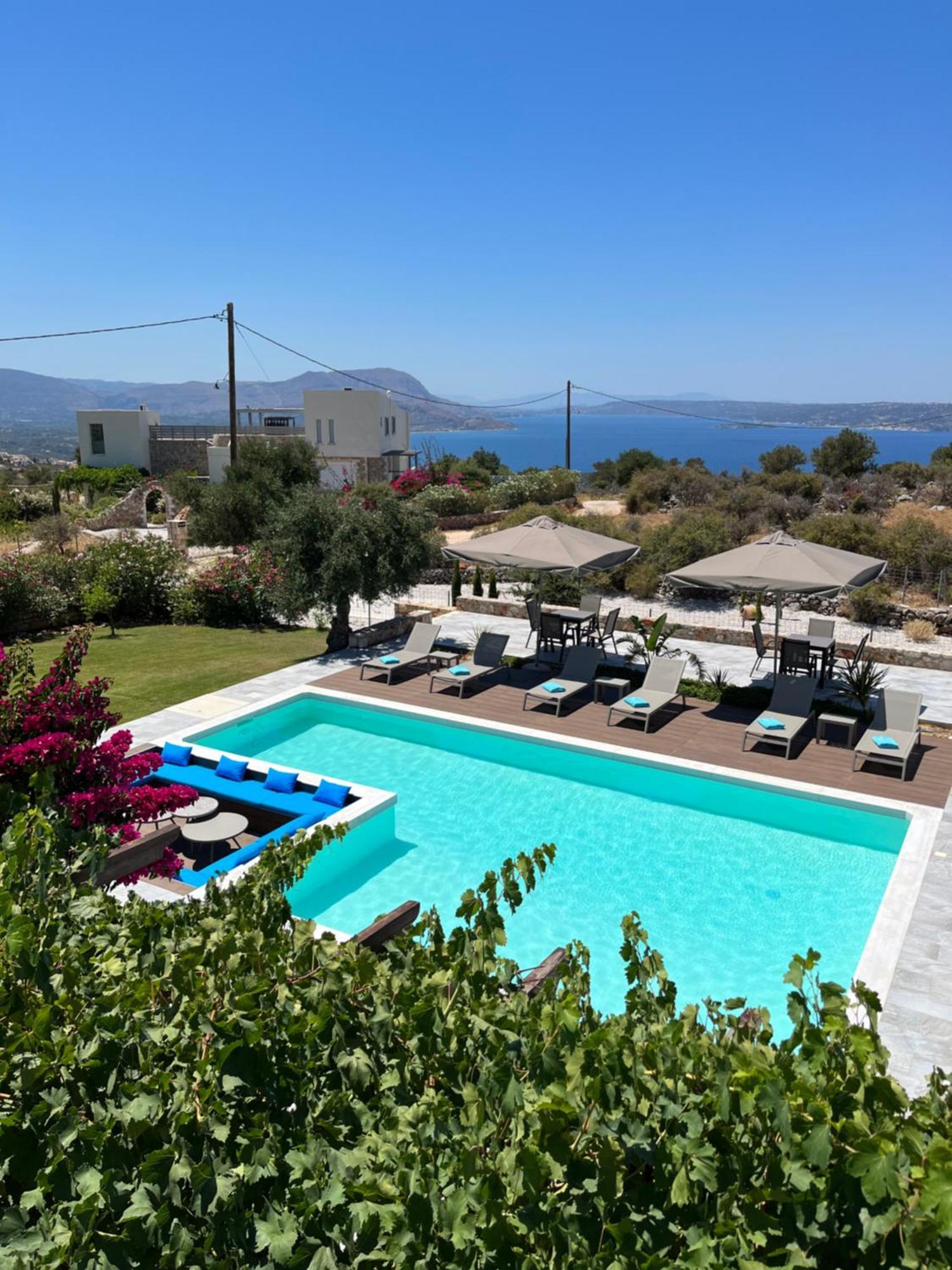 Villa Gloria Seaview - Luxury & Family Kokkino Chorio ภายนอก รูปภาพ